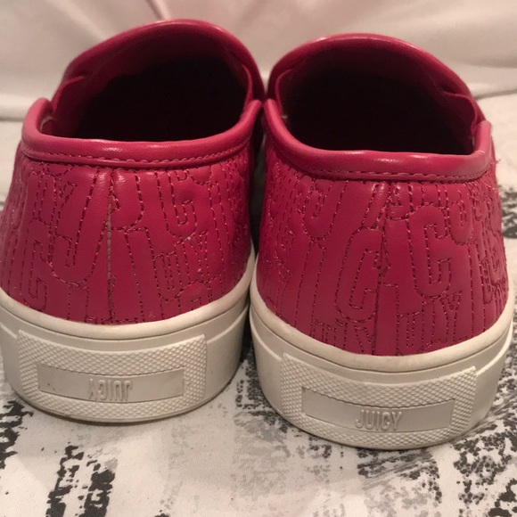 Juicy Couture Quilted Pink Signature Shoes Size 9 - Picture 5 of 6